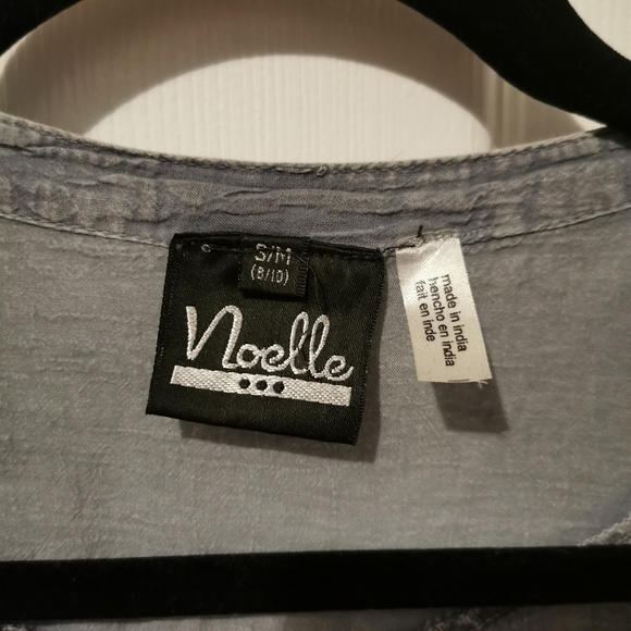 Light blue cotton Noelle blouse/tunic, size S/M - Picture 2 of 3